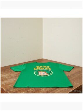 Vintage Lucky The Leprechaun Graphic Tee 100% Cotton Relaxed Fit